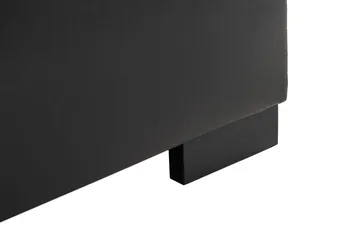 Ocean 5-seters Venstrevendt U-formet Large Sofa med Divan og Sjeselong i Kunstlær/Stoff - Grå / Svart - Møbler - Sofaer - Skinnsofaer