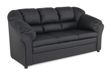 Salvador 3-seter Sofa Kunstlær - Svart/Kunstlær - Møbler - Sofaer - Skinnsofaer