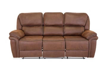Saranda 3-seters Sofa - Brun - Møbler - Sofaer - Reclinersofaer - 3 seters kinosofa & reclinersofa