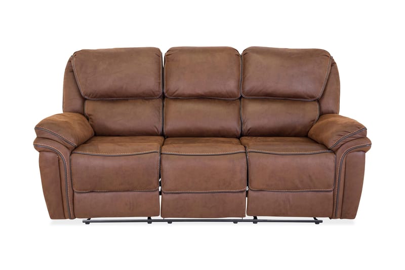 Saranda 3-seters Sofa, Brun