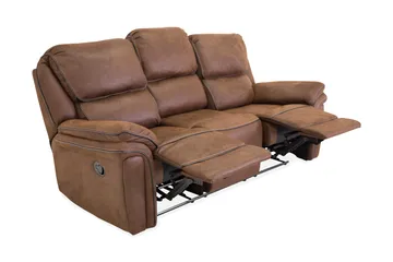 Saranda 3-seters Sofa - Brun - Møbler - Sofaer - 3 seter sofa