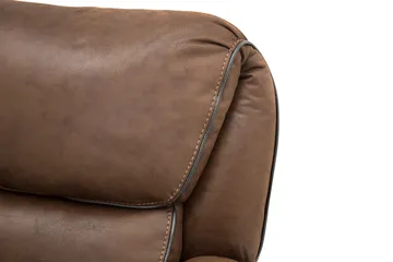 Saranda Hjørnesofa - Brun - Møbler - Sofaer - Reclinersofaer