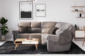 Saranda Hjørnesofa - Grå - Møbler - Sofaer - Hjørnesofaer