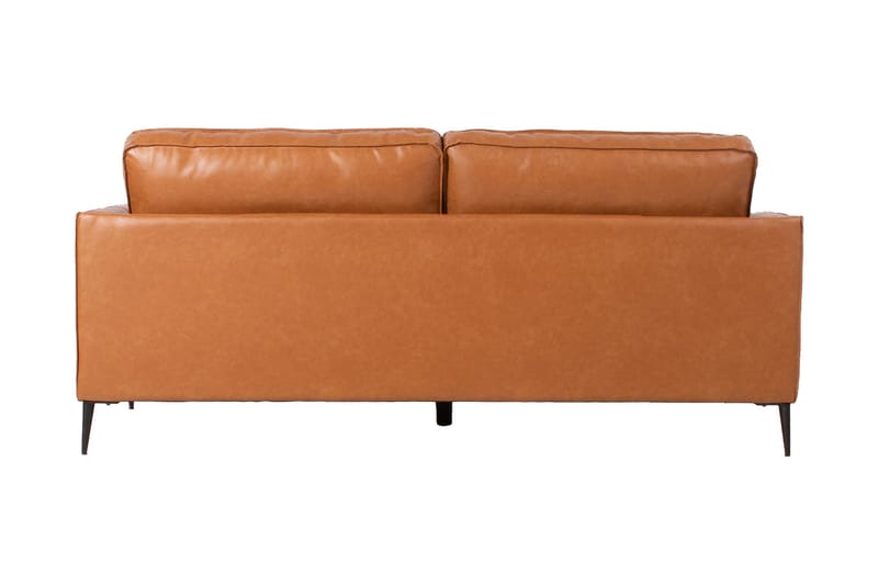Sofa Leo Lysebrun - Skinnsofaer - 3 seter sofa