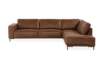 Sofa Minou 2,5-seter med Sjeselong Høyre Bonded Leather