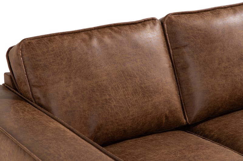 Sofa Minou 2-seter Bonded Leather - Brun - Skinnsofaer - 2 seter sofa