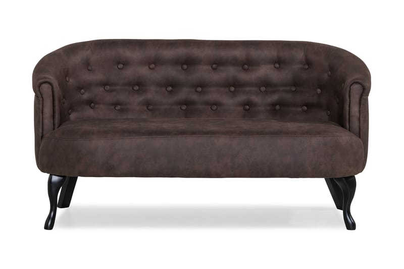 Sofa Thunia Siss - Vintage Brun - 2 seter sofa - Skinnsofaer