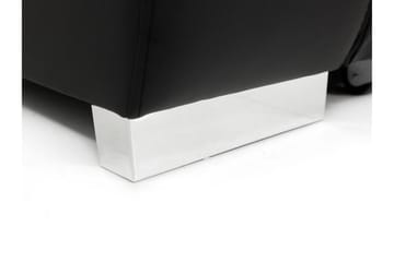 Sovesofa Ianto med Divan Vendbar - Hvit/Grå - Møbler - Sofaer - Skinnsofaer
