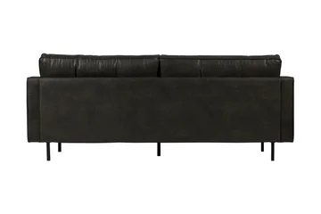 Teton 2,5-seters Sofa - Svart - Møbler - Sofaer - Skinnsofaer