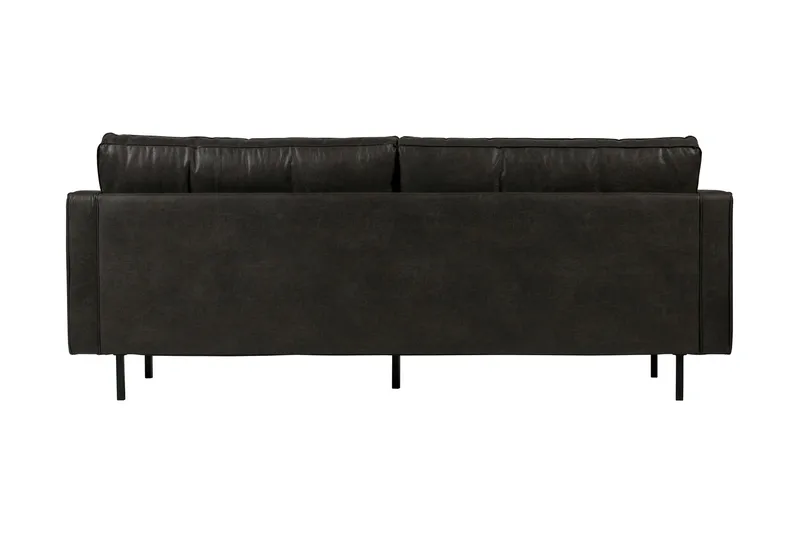 Teton 2,5-seters Sofa - Svart - Møbler - Sofaer - Skinnsofaer