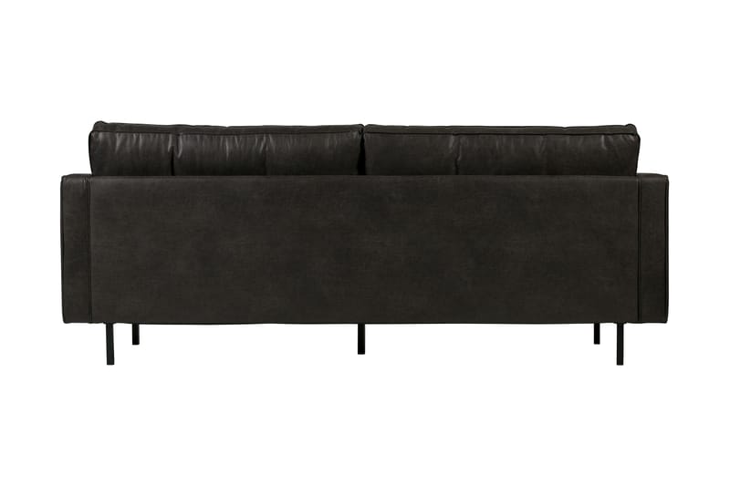 Teton 2,5-seters Sofa - Svart - Møbler - Sofaer - Skinnsofaer