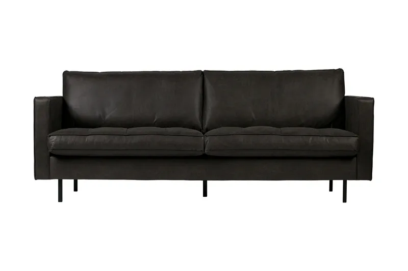 Teton 2,5-seters Sofa, Svart