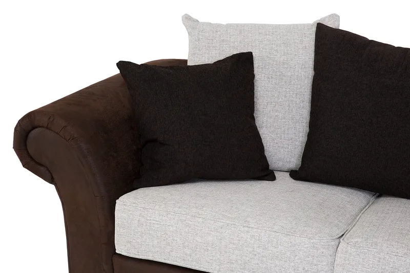 Toronto 2-seters Sofa - Brun/Beige - Møbler - Sofaer - Skinnsofaer