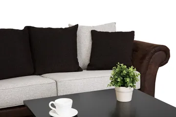 Toronto 3-seters Sofa - Brun/Beige - Møbler - Sofaer - Skinnsofaer