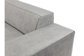 Slucajno Sofa Med Sjeselong 4-Seter - Grå - Møbler - Sofaer - Sofaer med sjeselong - 4 seters sofa med divan