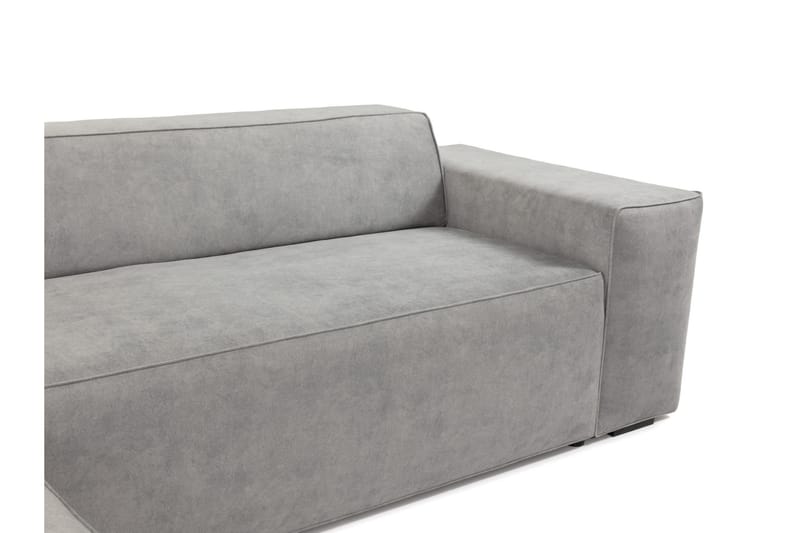 Slucajno Sofa Med Sjeselong 4-Seter - Grå - Møbler - Sofaer - Sofaer med sjeselong - 4 seters sofa med divan