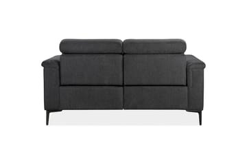 Sofa 2-seter Lund Antrasitt, Belfast-stoff, Elektrisk recliner - Antrasitt, Belfast-stoff, Elektrisk recliner - Møbler - Sofaer - Reclinersofaer