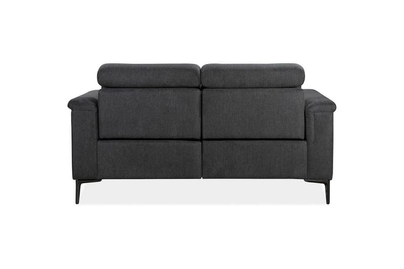 Sofa 2-seter Lund Antrasitt, Belfast-stoff, Elektrisk recliner - Antrasitt, Belfast-stoff, Elektrisk recliner - Møbler - Sofaer - Reclinersofaer