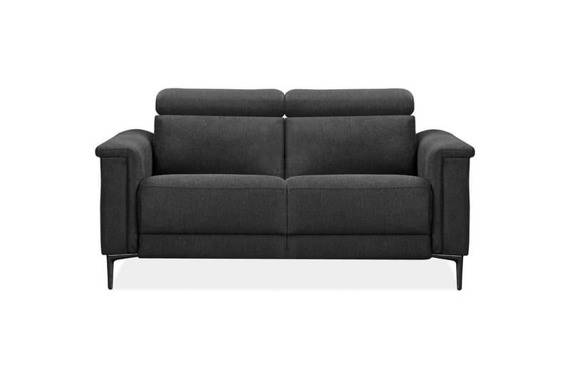 Sofa 2-seter Lund Antrasitt, Belfast-stoff, Elektrisk recliner - Antrasitt, Belfast-stoff, Elektrisk recliner - Møbler - Sofaer - Reclinersofaer