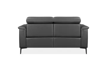 Sofa 2-seter Lund Grå, PU, Elektrisk recliner - Grå, PU, Elektrisk recliner - Møbler - Sofaer - Reclinersofaer