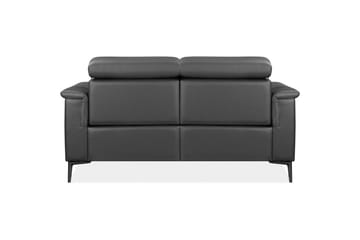 Sofa 2-seter Lund Grå, PU, Elektrisk recliner - Grå, PU, Elektrisk recliner - Møbler - Sofaer - Reclinersofaer