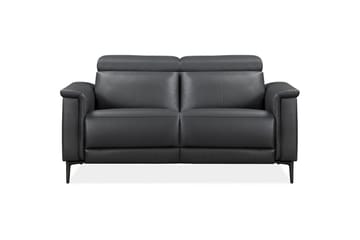 Sofa 2-seter Lund Grå, PU, Elektrisk recliner - Grå, PU, Elektrisk recliner - Møbler - Sofaer - Reclinersofaer