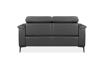 Sofa 2-seter Lund Grå, PU, Elektrisk recliner - Grå, PU, Elektrisk recliner - Møbler - Sofaer - Reclinersofaer