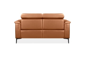 Sofa 2-seter Lund Kognac, PU, Elektrisk recliner - Kognac, PU, Elektrisk recliner - Møbler - Sofaer - Reclinersofaer