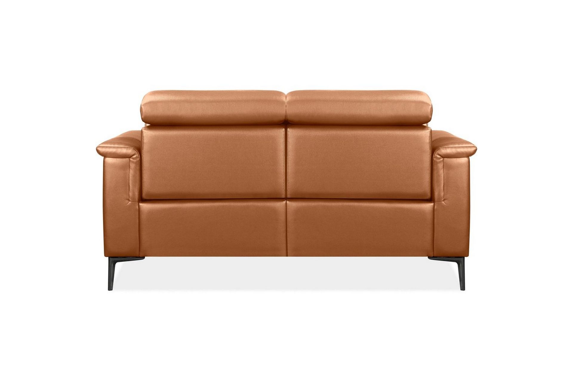 Sofa 2-seter Lund Kognac, PU, Elektrisk recliner - Kognac, PU, Elektrisk recliner - Møbler - Sofaer - Reclinersofaer