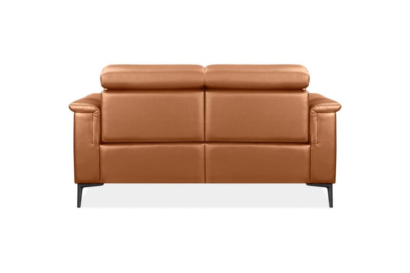 Sofa 2-seter Lund Kognac, PU, Elektrisk recliner - Kognac, PU, Elektrisk recliner - Møbler - Sofaer - Reclinersofaer
