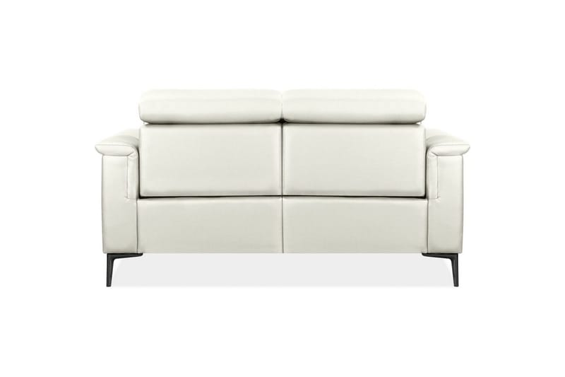 Sofa 2-seter Lund Krem, PU, Manuell hvilestol - Krem, PU, Manuell hvilestol - Møbler - Sofaer - Reclinersofaer