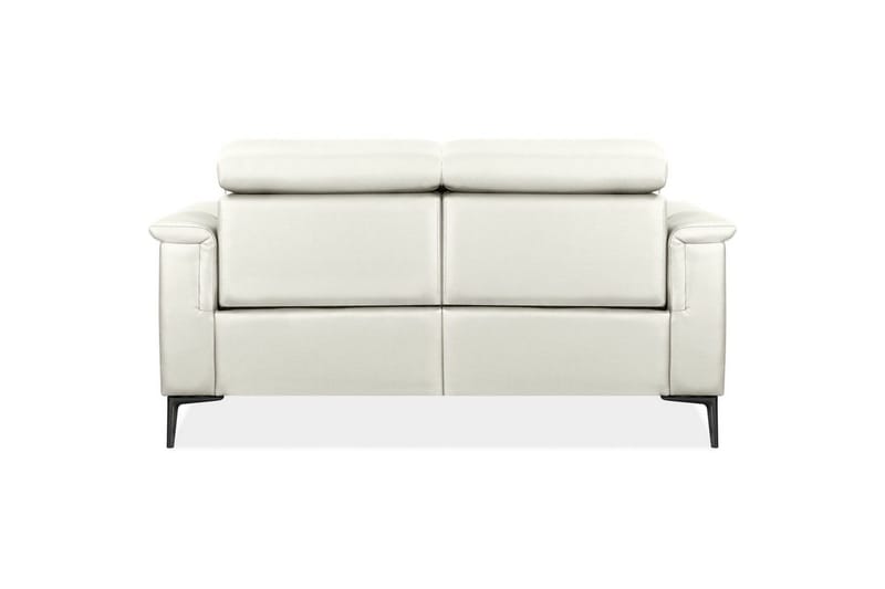 Sofa 2-seter Lund Krem, PU, Manuell hvilestol - Krem, PU, Manuell hvilestol - Møbler - Sofaer - Reclinersofaer