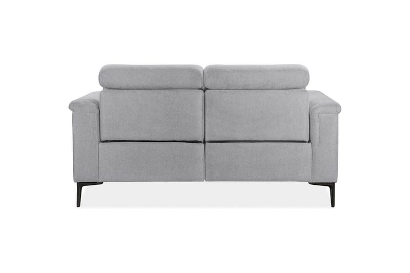 Sofa 2-seter Lund Lys grå, Belfast-stoff, Elektrisk recliner - Lys grå, Belfast-stoff, Elektrisk recliner - Møbler - Sofaer - Reclinersofaer