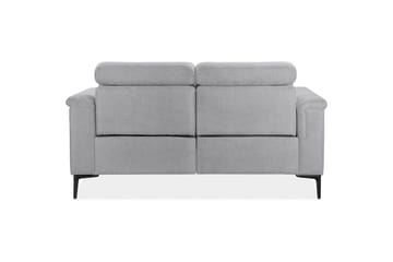 Sofa 2-seter Lund Lys grå, Belfast-stoff, Elektrisk recliner - Lys grå, Belfast-stoff, Elektrisk recliner - Møbler - Sofaer - Reclinersofaer