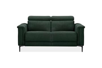 Sofa 2-seter Lund Mørk grønn, Belfast-stoff, Elektrisk recliner - Mørk grønn, Belfast-stoff, Elektrisk recliner - Møbler - Sofaer - Reclinersofaer