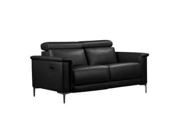 Svart, Lær/PU, Elektrisk recliner