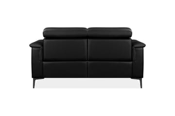 Sofa 2-seter Lund Svart, Lær/PU, Elektrisk recliner - Svart, Lær/PU, Elektrisk recliner - Møbler - Sofaer - Reclinersofaer