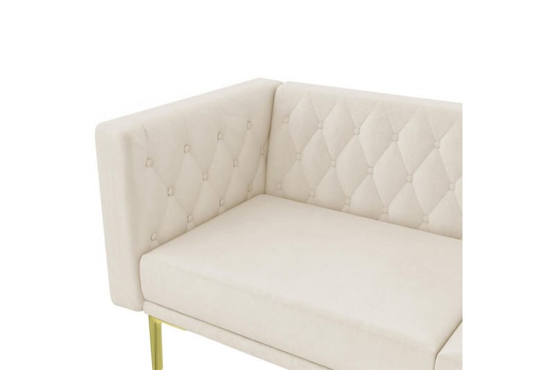 Sofa 2-seter Marseille Elfenben - Elfenben - Møbler - Sofaer - Fløyelssofaer