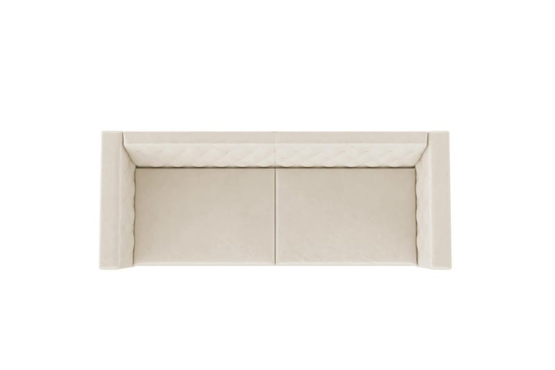 Sofa 2-seter Marseille Elfenben - Elfenben - Møbler - Sofaer - Fløyelssofaer