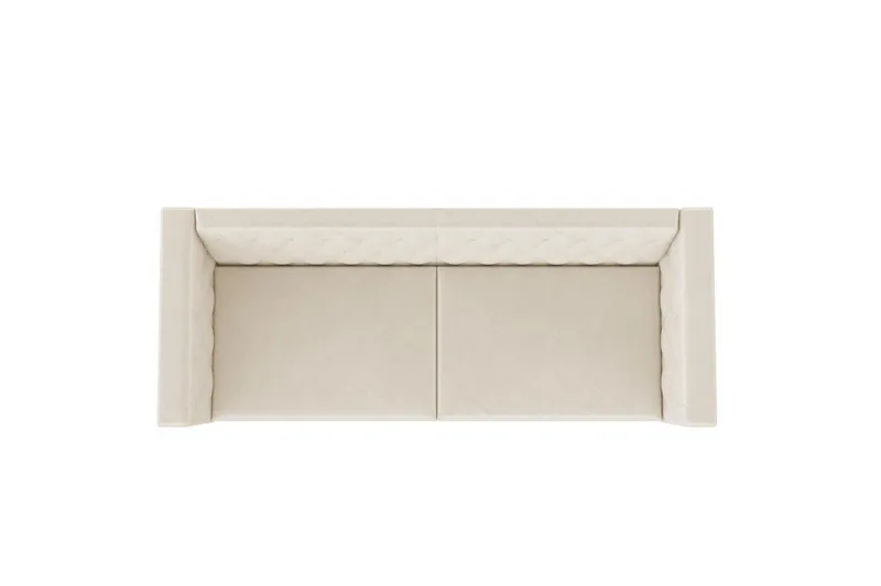 Sofa 2-seter Marseille Elfenben - Elfenben - Møbler - Sofaer - Fløyelssofaer