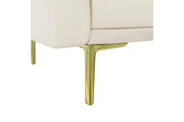 Sofa 2-seter Marseille Elfenben - Elfenben - Møbler - Sofaer - Fløyelssofaer