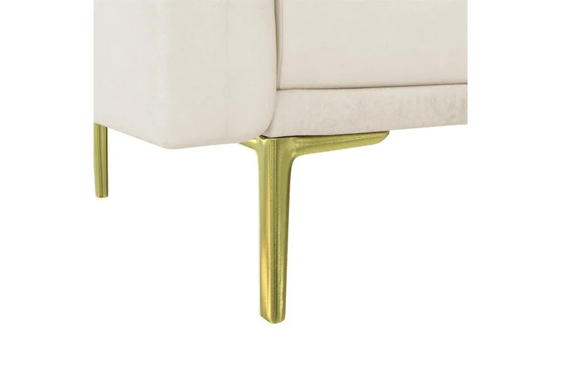 Sofa 2-seter Marseille Elfenben - Elfenben - Møbler - Sofaer - Fløyelssofaer