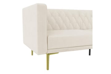 Sofa 2-seter Marseille Elfenben - Elfenben - Møbler - Sofaer - Fløyelssofaer