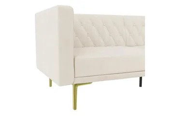 Sofa 2-seter Marseille Elfenben - Elfenben - Møbler - Sofaer - Fløyelssofaer