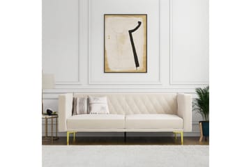 Sofa 2-seter Marseille Elfenben - Elfenben - Møbler - Sofaer - Fløyelssofaer