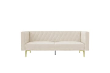Sofa 2-seter Marseille Elfenben - Elfenben - Møbler - Sofaer - Fløyelssofaer
