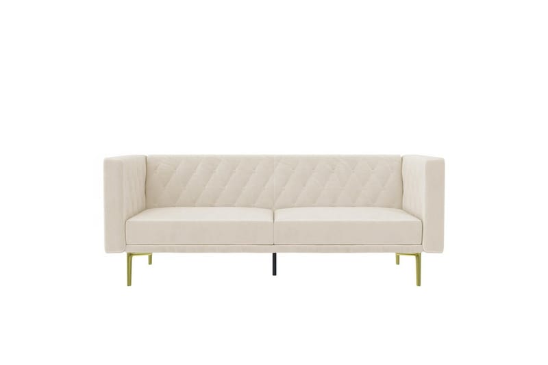 Sofa 2-seter Marseille Elfenben - Elfenben - Møbler - Sofaer - Fløyelssofaer