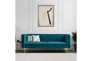 Sofa 2-seter Marseille Smaragdgrønn - Smaragdgrønn - Møbler - Sofaer - Fløyelssofaer