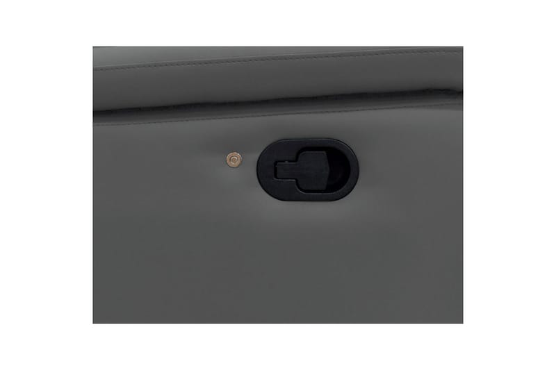 Sofa 2-seter Pareli Grå, Lær/PU, Manuell hvilestol - Grå, Lær/PU, Manuell hvilestol - Møbler - Sofaer - Reclinersofaer