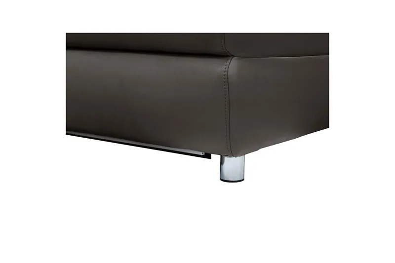 Sofa 2-seter Pareli Brun, Lær/PU, Manuell hvilestol - Brun, Lær/PU, Manuell hvilestol - Møbler - Sofaer - Reclinersofaer